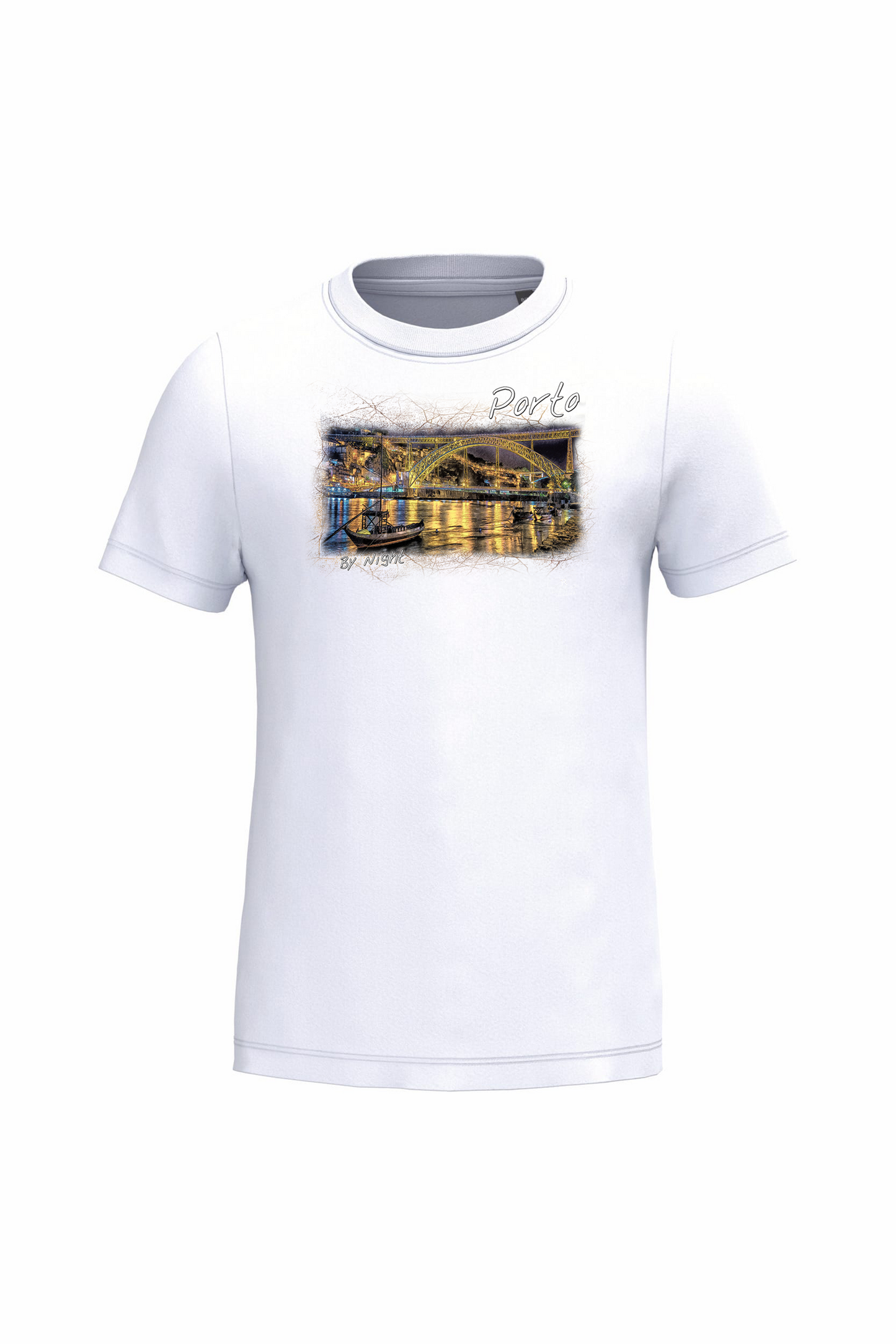 T-shirt de Criança Kariban Porto By Night