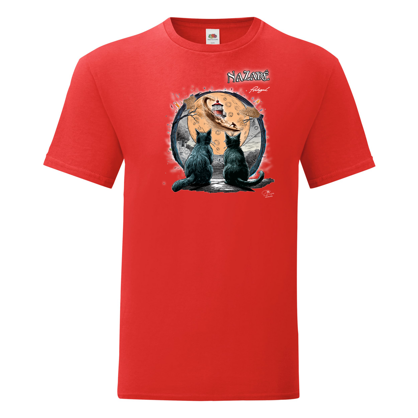 T-shirt Fruit of the Loom, Iconic, 150g, Luar Nazaré