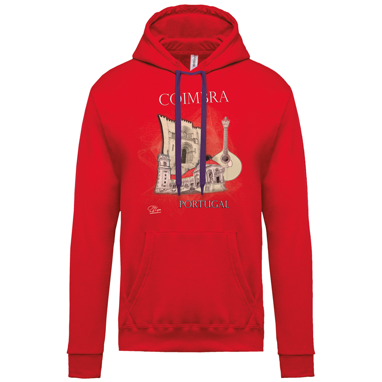 Sweatshirt Kariban com Capuz Sé de Coimbra