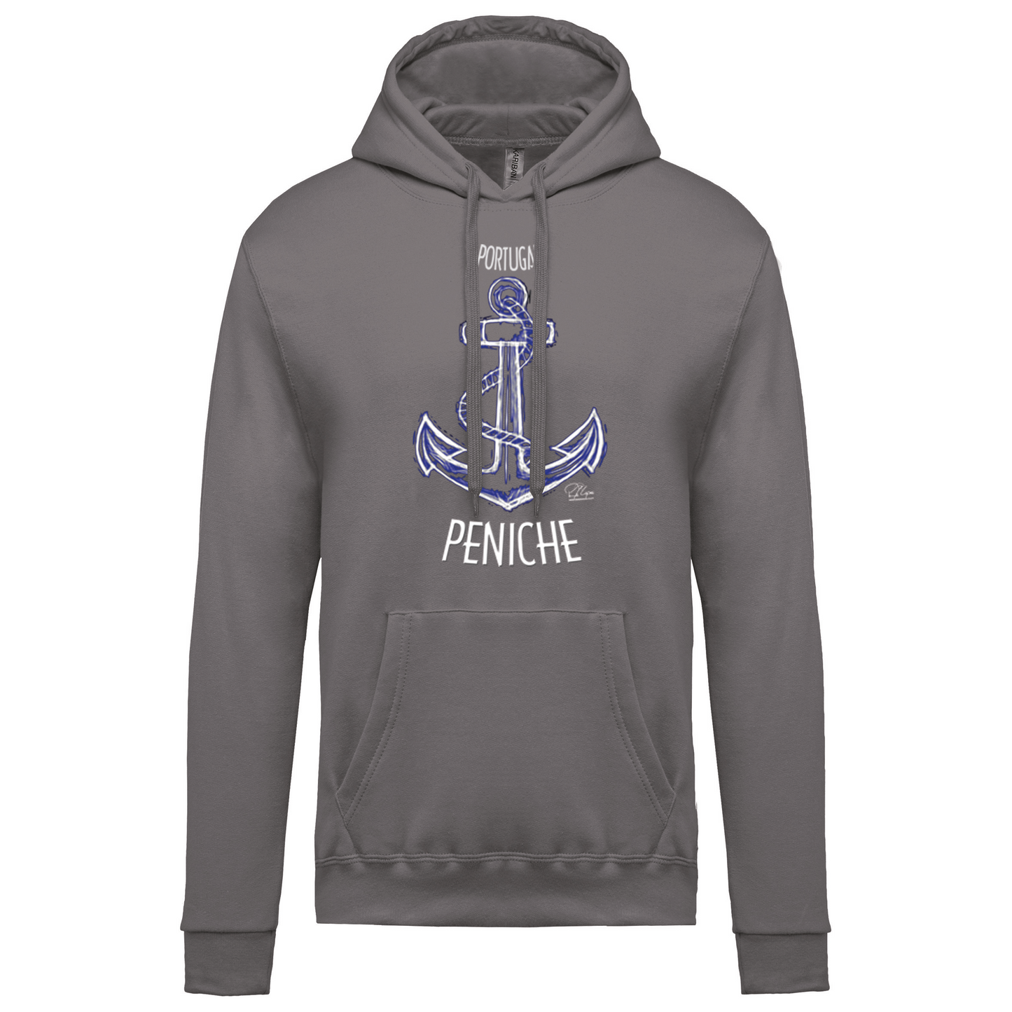 Sweatshirt Kariban com Capuz Âncora Peniche