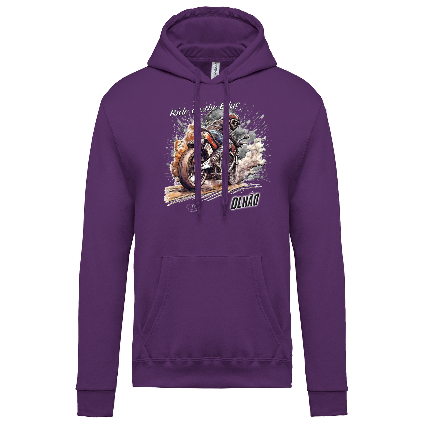 Sweatshirt Kariban com Capuz Ride on the Edge Olhão