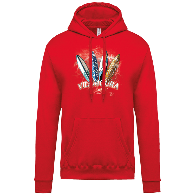 Sweatshirt Kariban com Capuz Surfboards Vilamoura