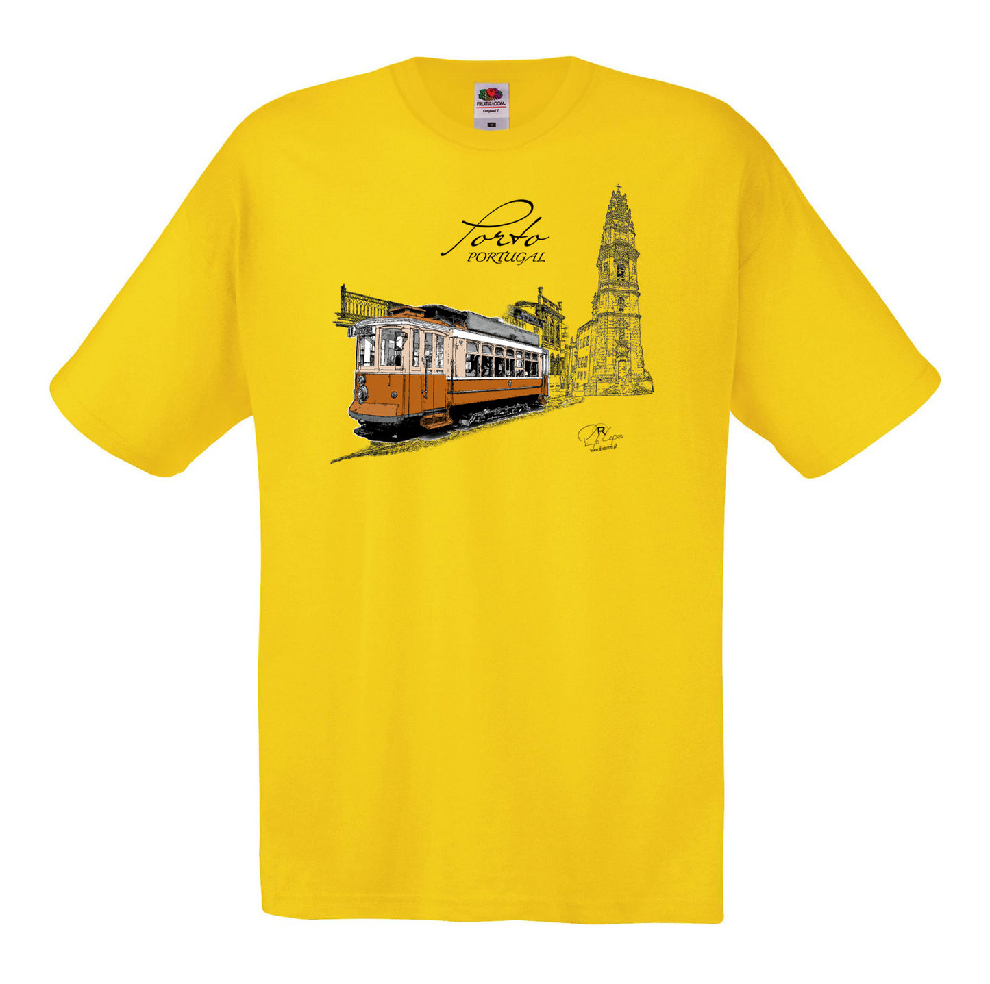 T-shirt Fruit of the Loom, Original 145g, Clérigos