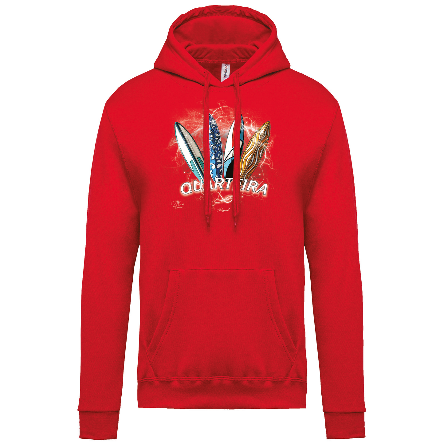 Sweatshirt Kariban com Capuz Surfboards Quarteira
