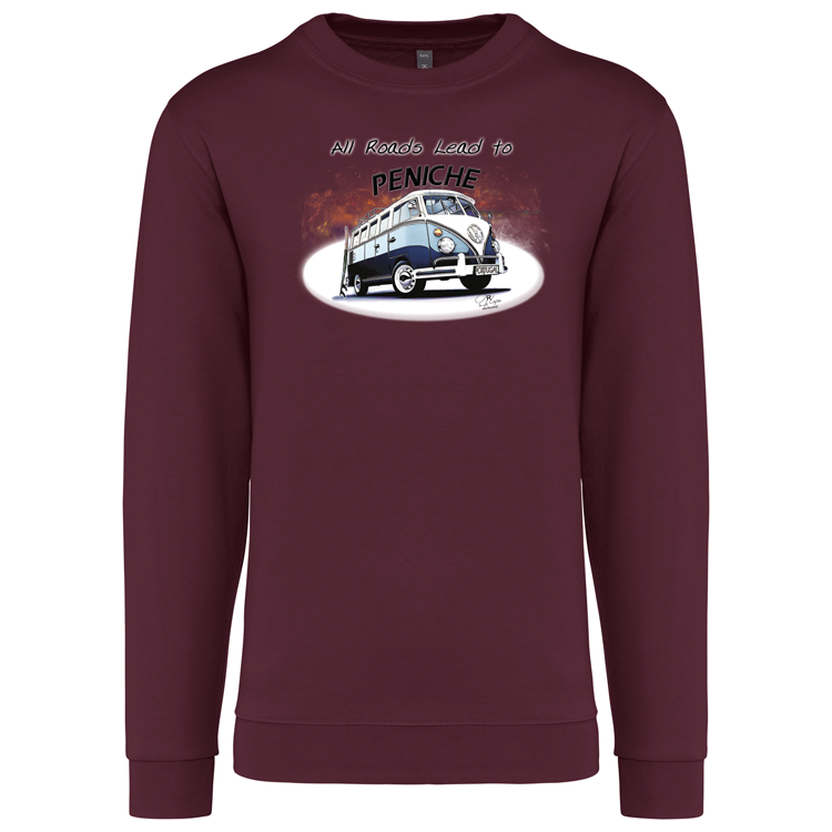 Sweatshirt Kariban sem Capuz All Roads Lead to Peniche