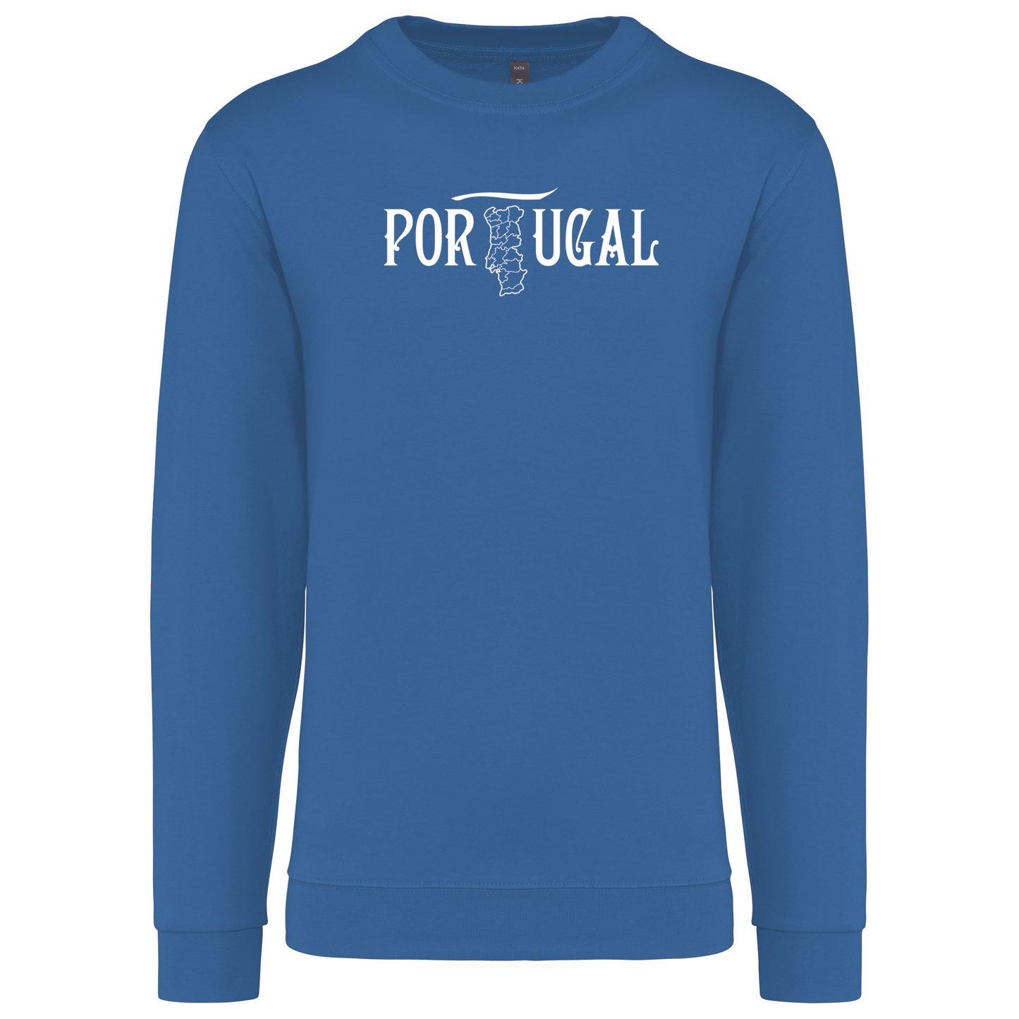 Sweatshirt Kariban sem Capuz Mapa de Portugal