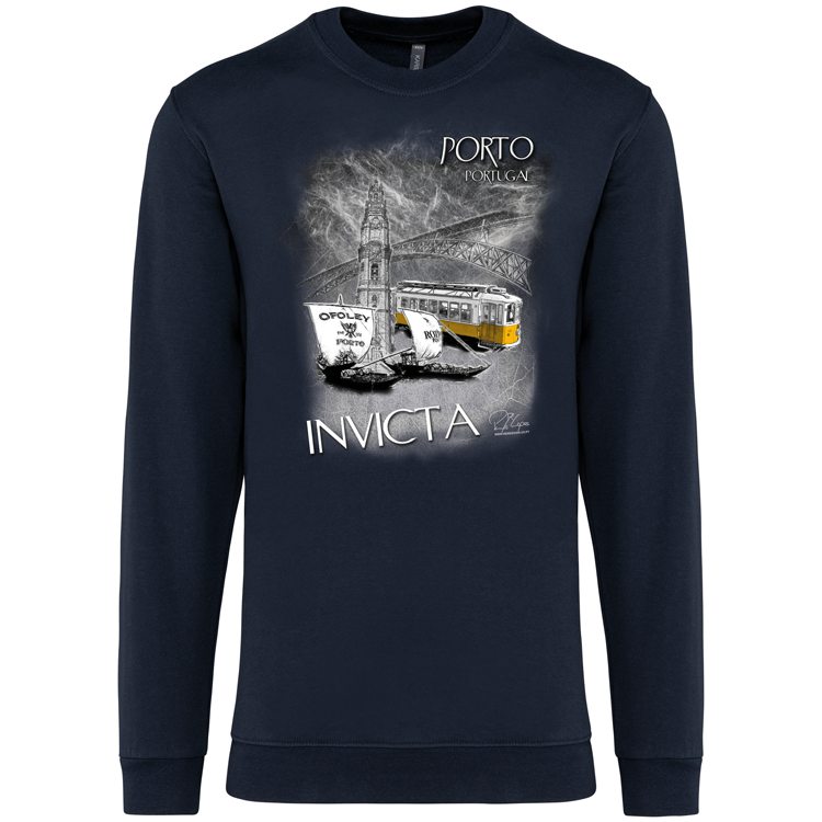 Sweatshirt Kariban sem Capuz Invicta
