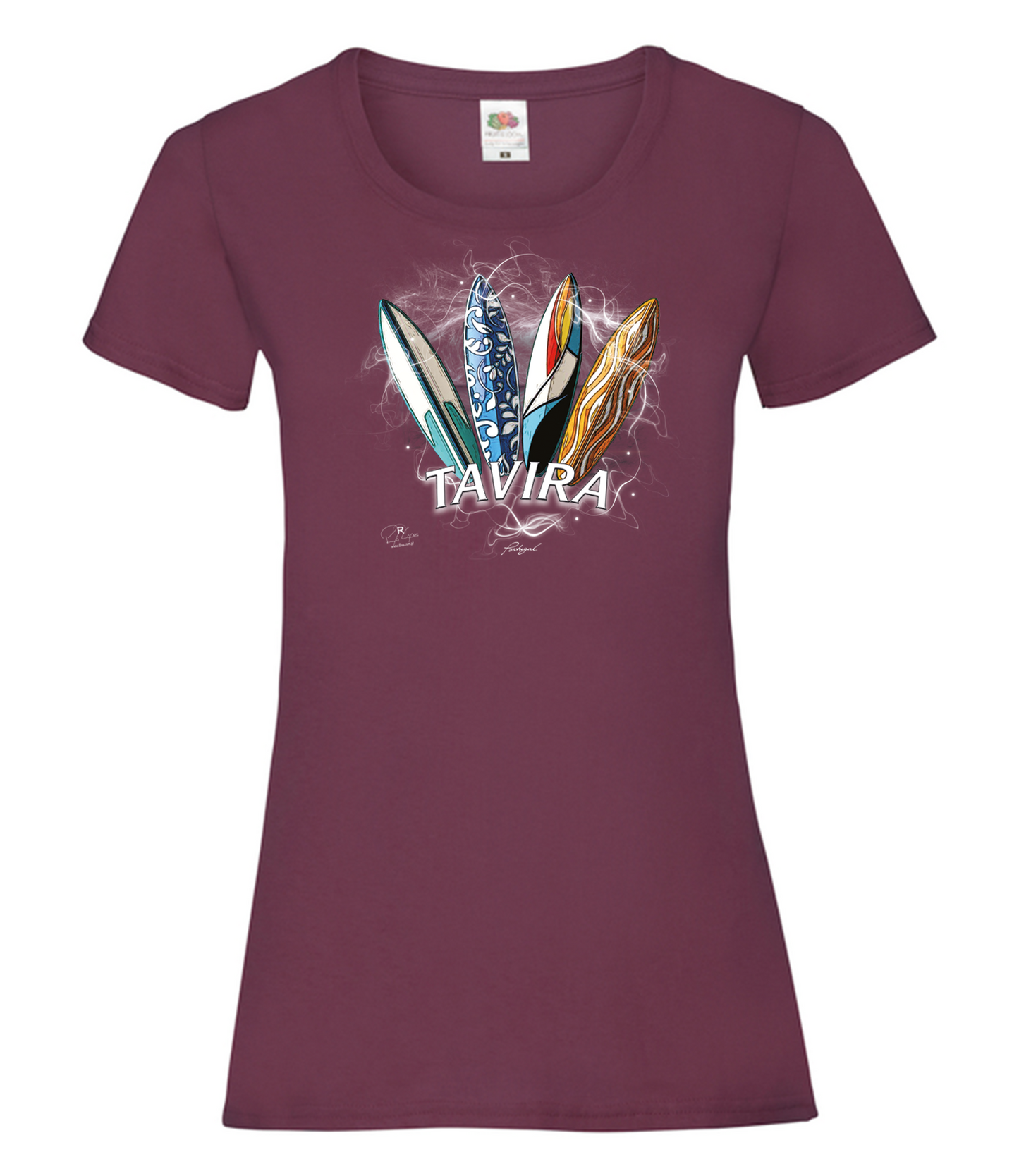 T-shirt Senhora Surfboards Tavira