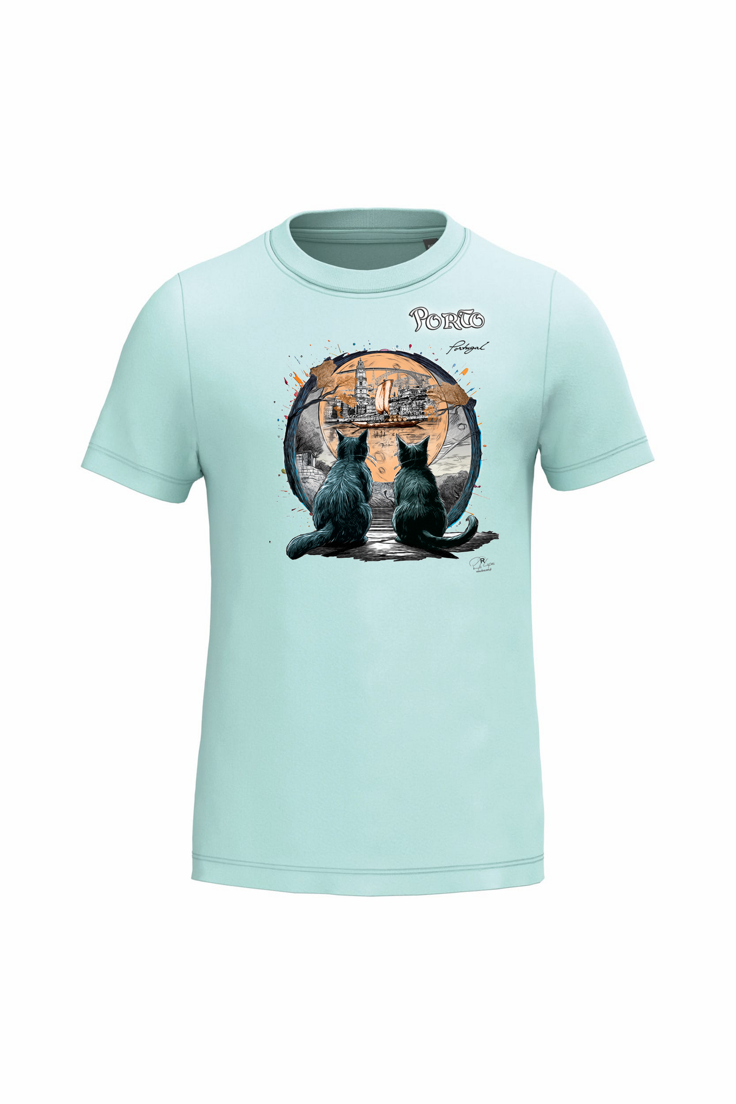 T-shirt de Criança Kariban Luar Porto