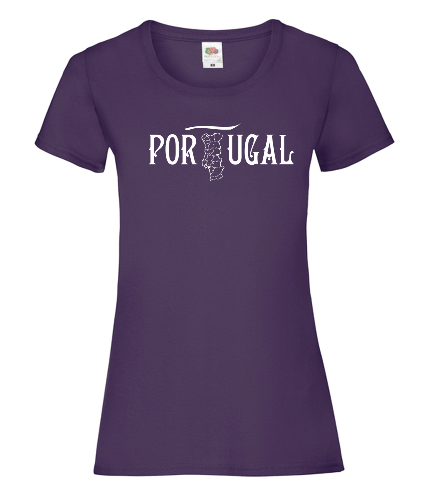 T-shirt Senhora Mapa de Portugal