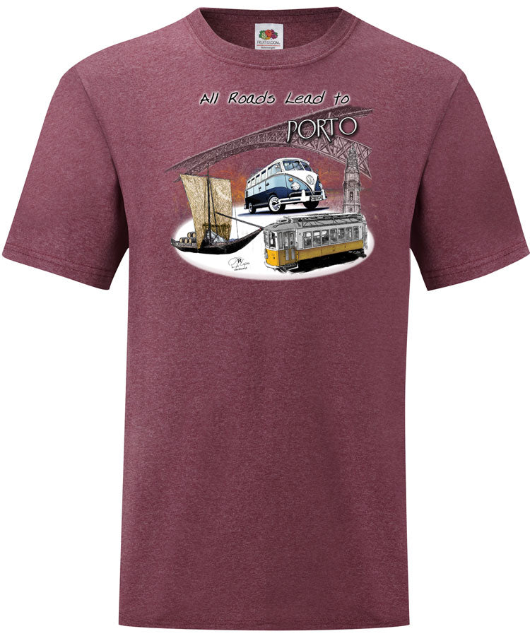 T-shirt All Roads Lead to Porto