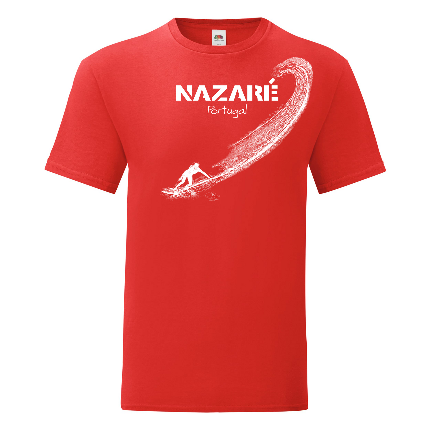 T-shirt Fruit of the Loom, Iconic, 150g, Surf Nazaré