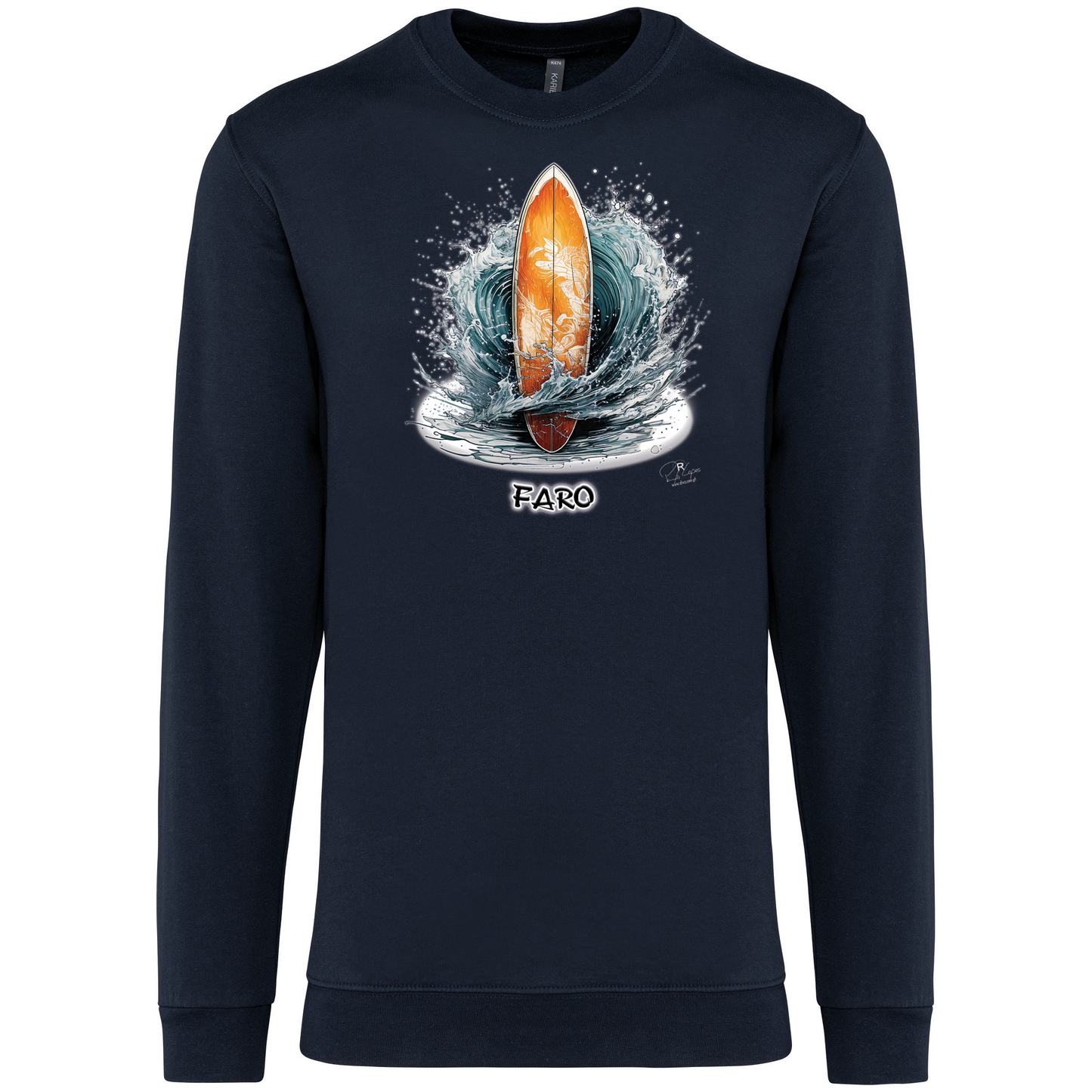 Sweatshirt Kariban sem Capuz Prancha Faro