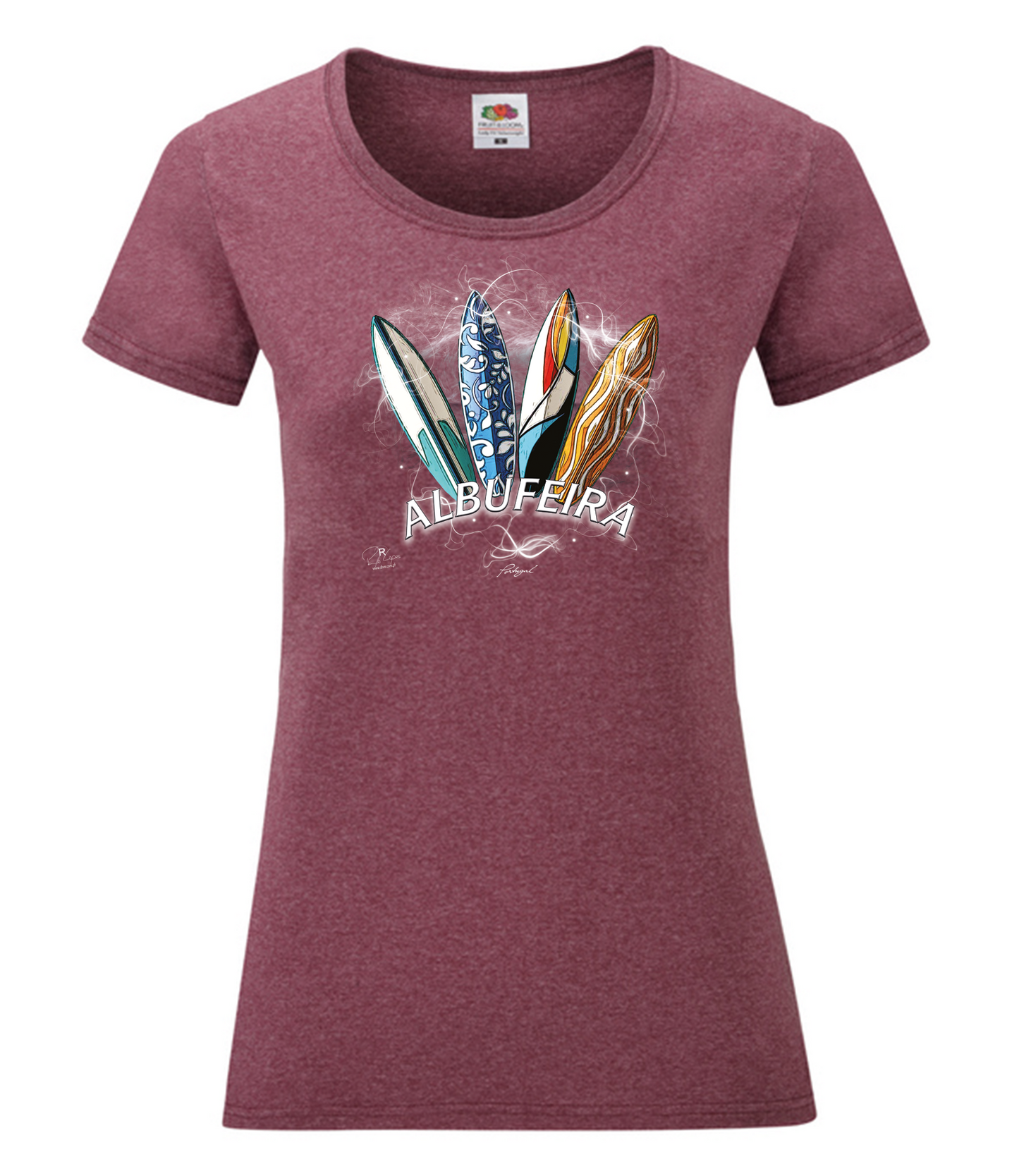 T-shirt Senhora Surfboards Albufeira