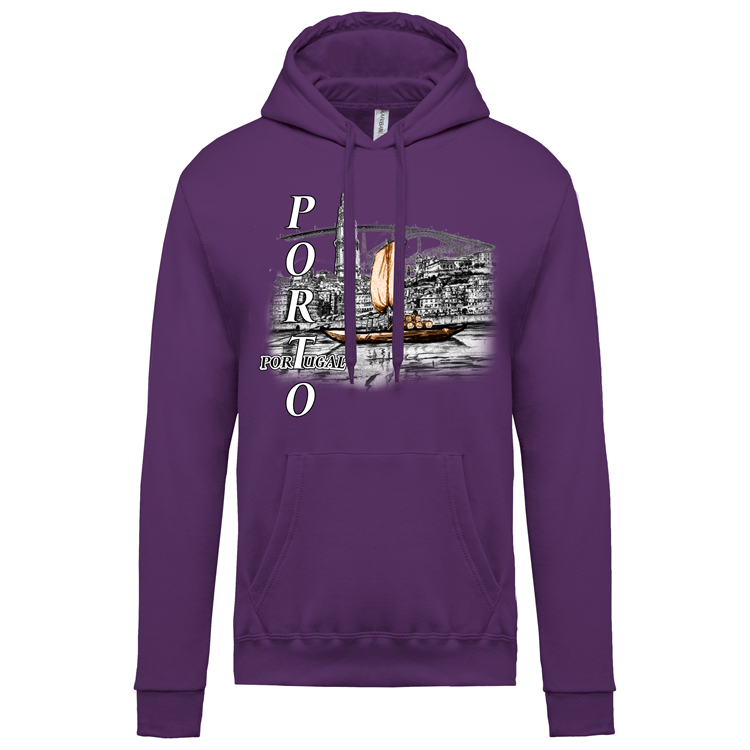 Sweatshirt Kariban com Capuz Ribeira