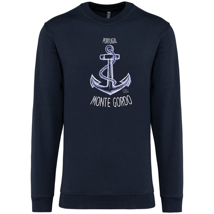 Sweatshirt Kariban sem Capuz Âncora Monte Gordo
