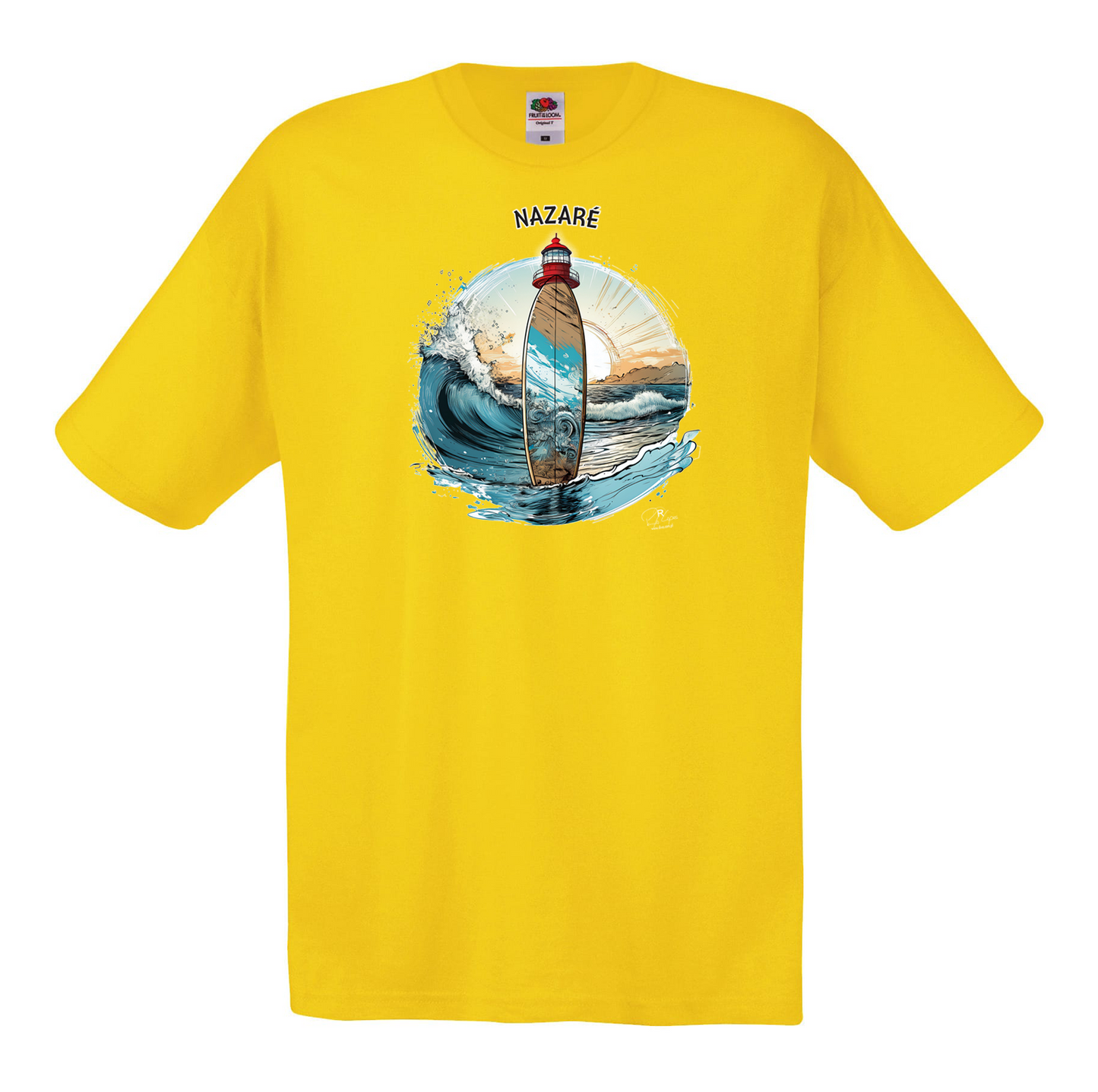 T-shirt Fruit of the Loom, Original 145g, Sol Nazaré