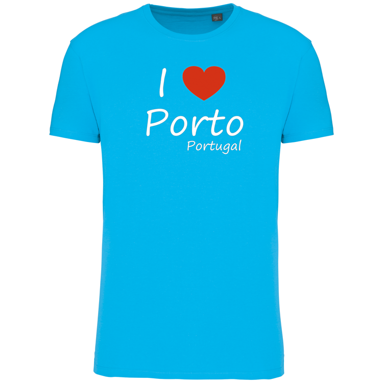 T-Shirt Algodão Biológico I Love Porto