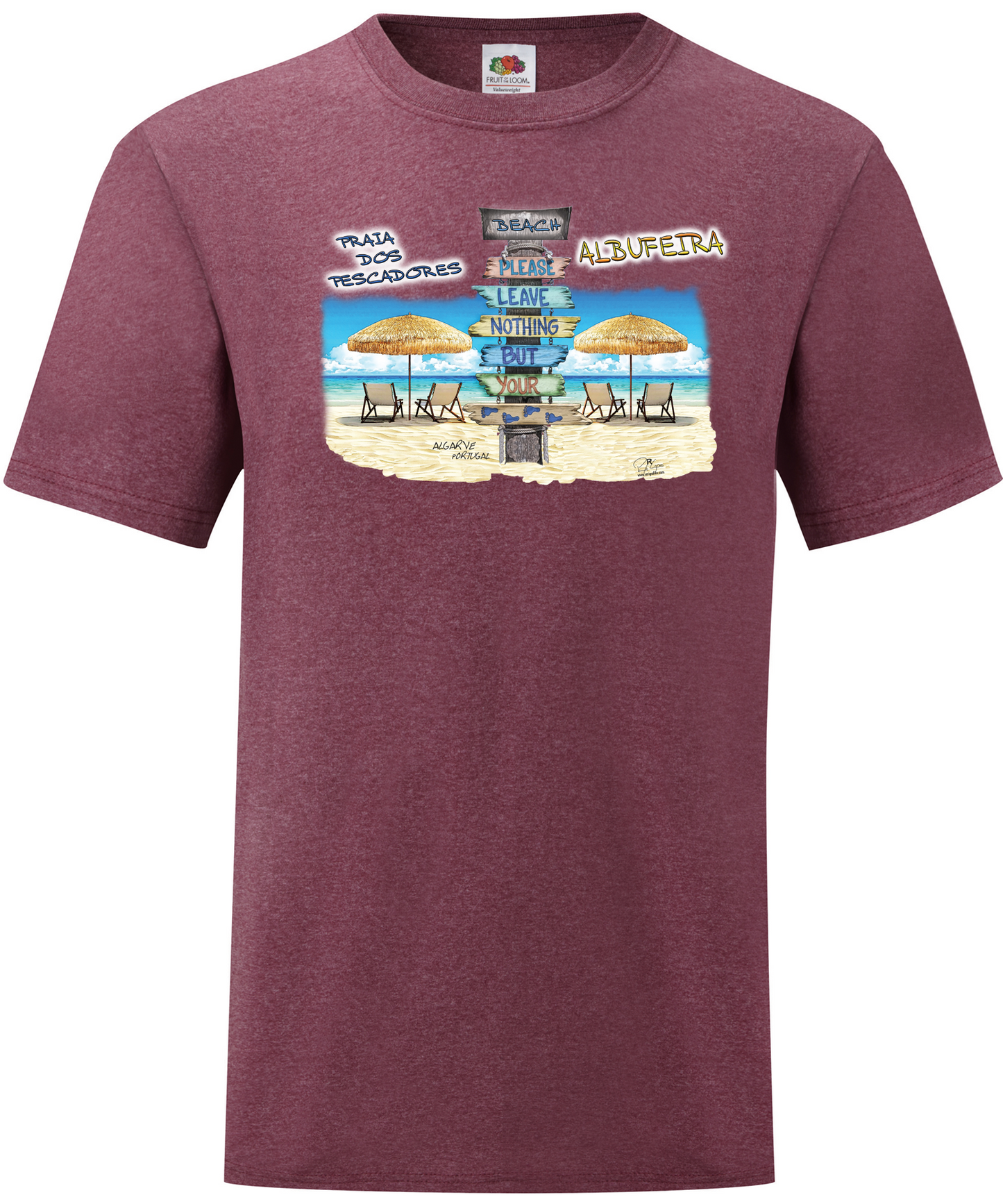 T-shirt Pegadas Albufeira