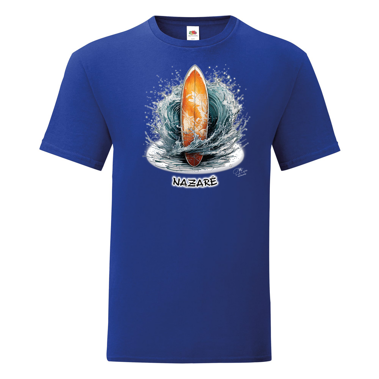 T-shirt Fruit of the Loom, Iconic, 150g, Prancha Nazaré