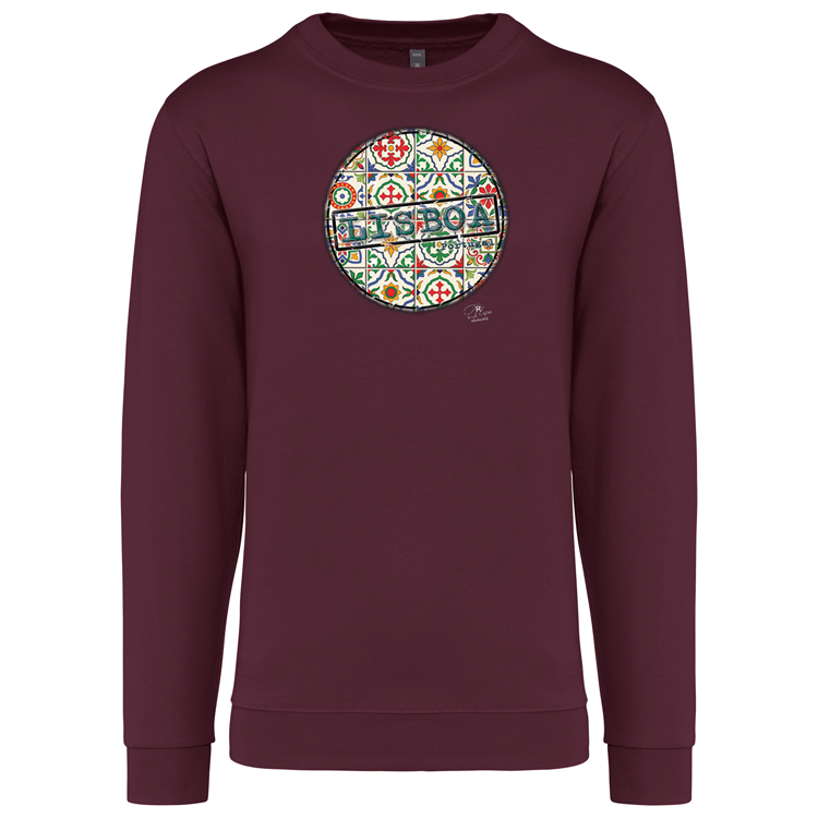 Sweatshirt Kariban sem Capuz Pin Lisboa