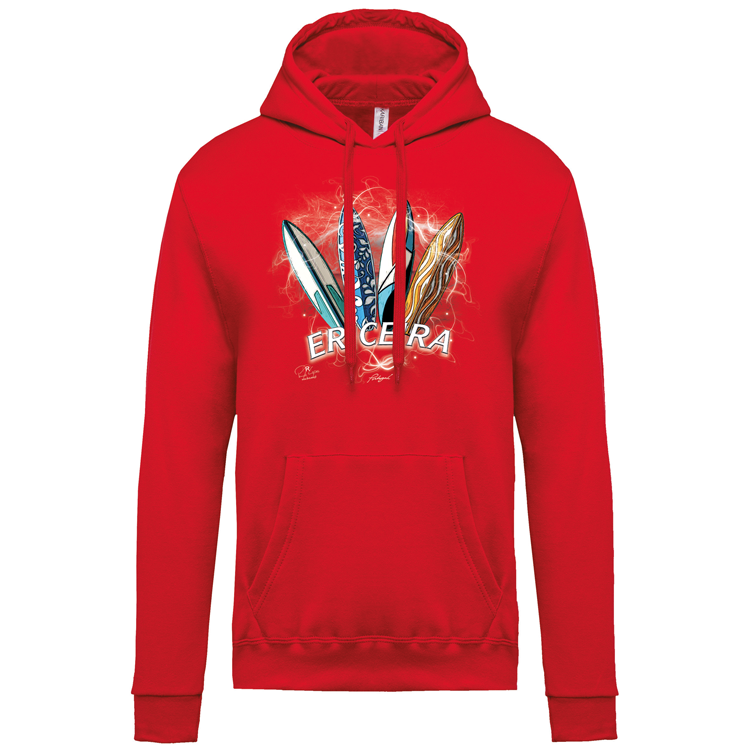 Sweatshirt Kariban com Capuz Surfboards Ericeira