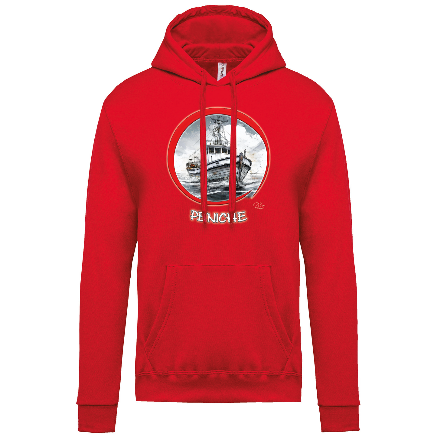Sweatshirt Kariban com Capuz Traineira Peniche