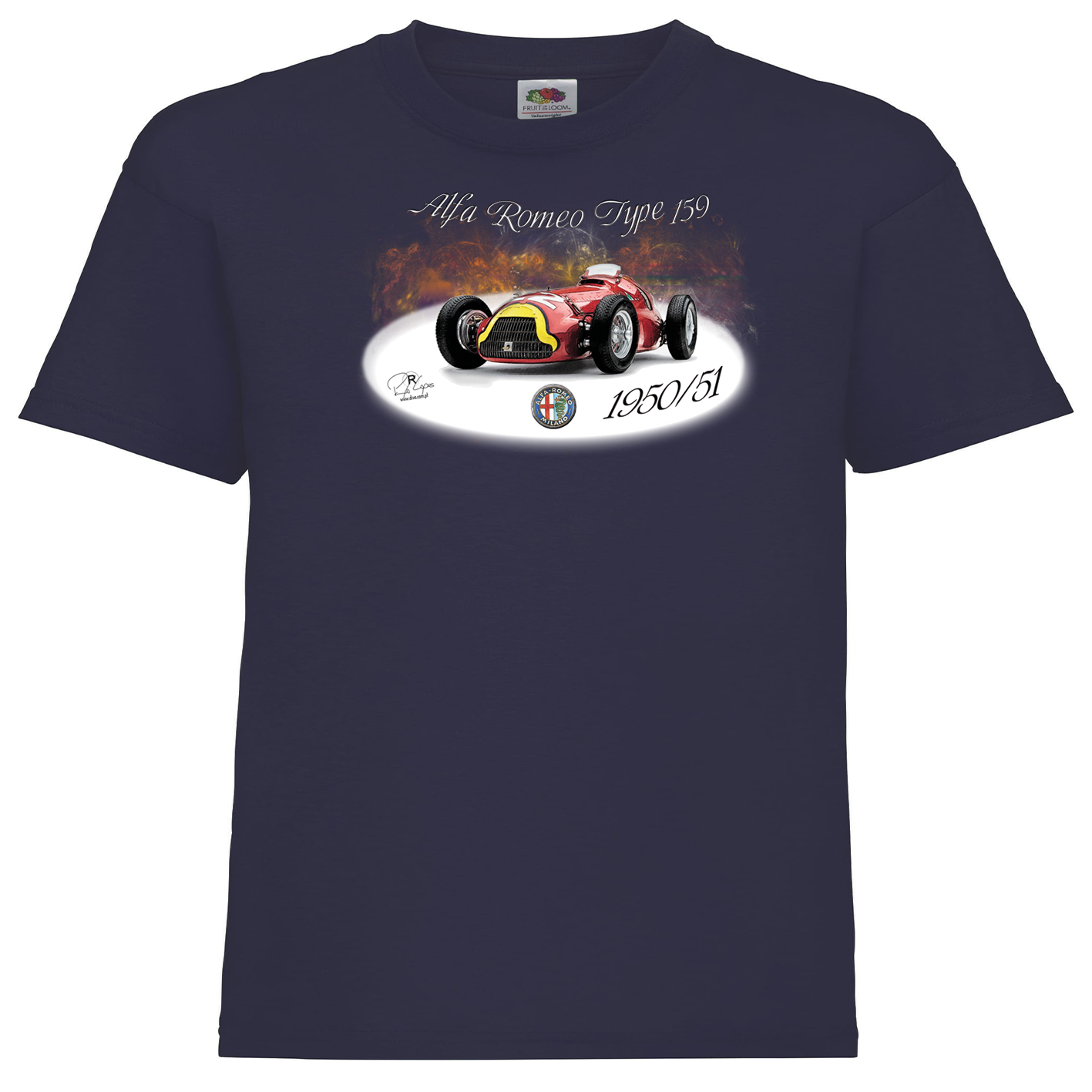 T-shirt Fruit of the Loom Kids Alfa Romeo Type 159
