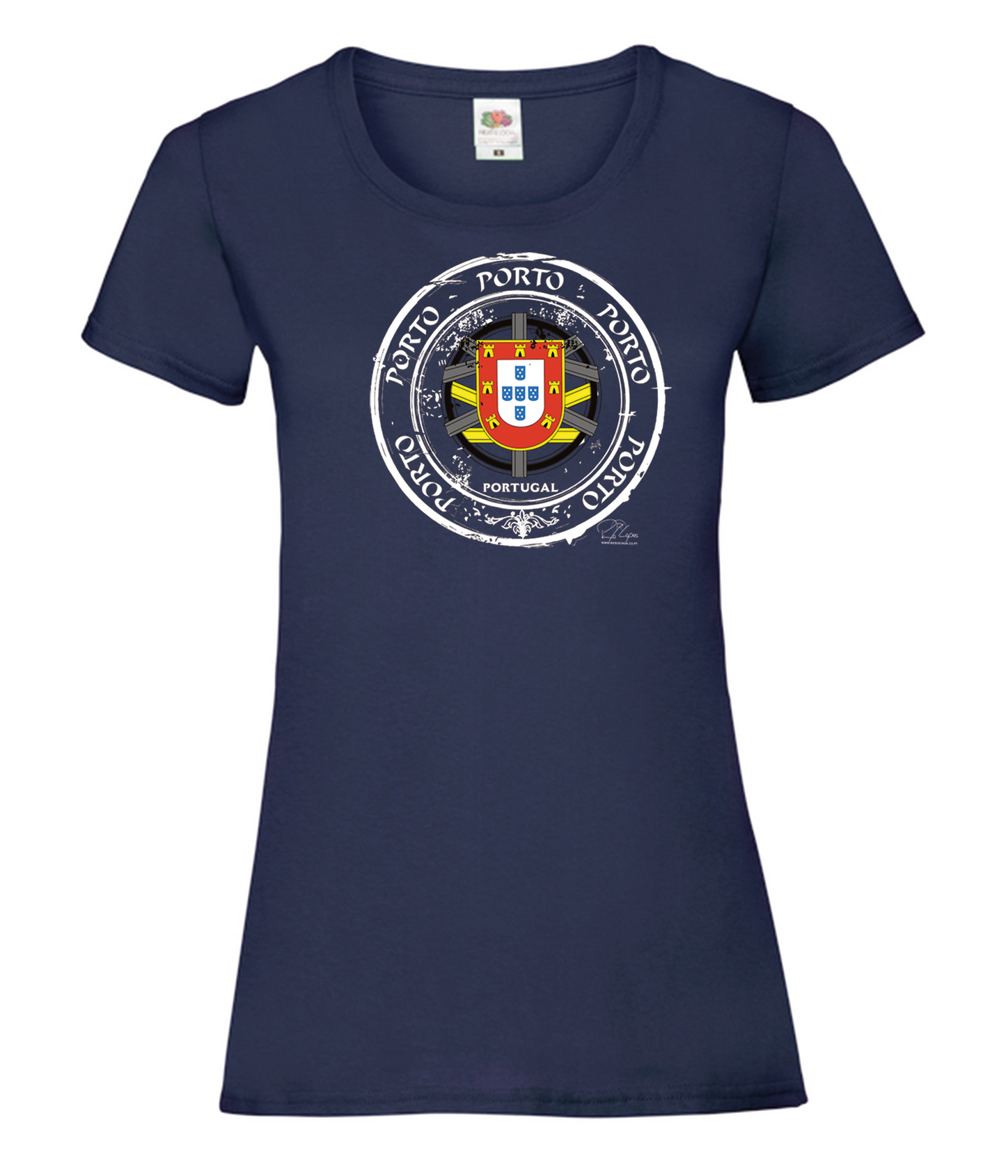 T-shirt Senhora Selo Escudo Porto
