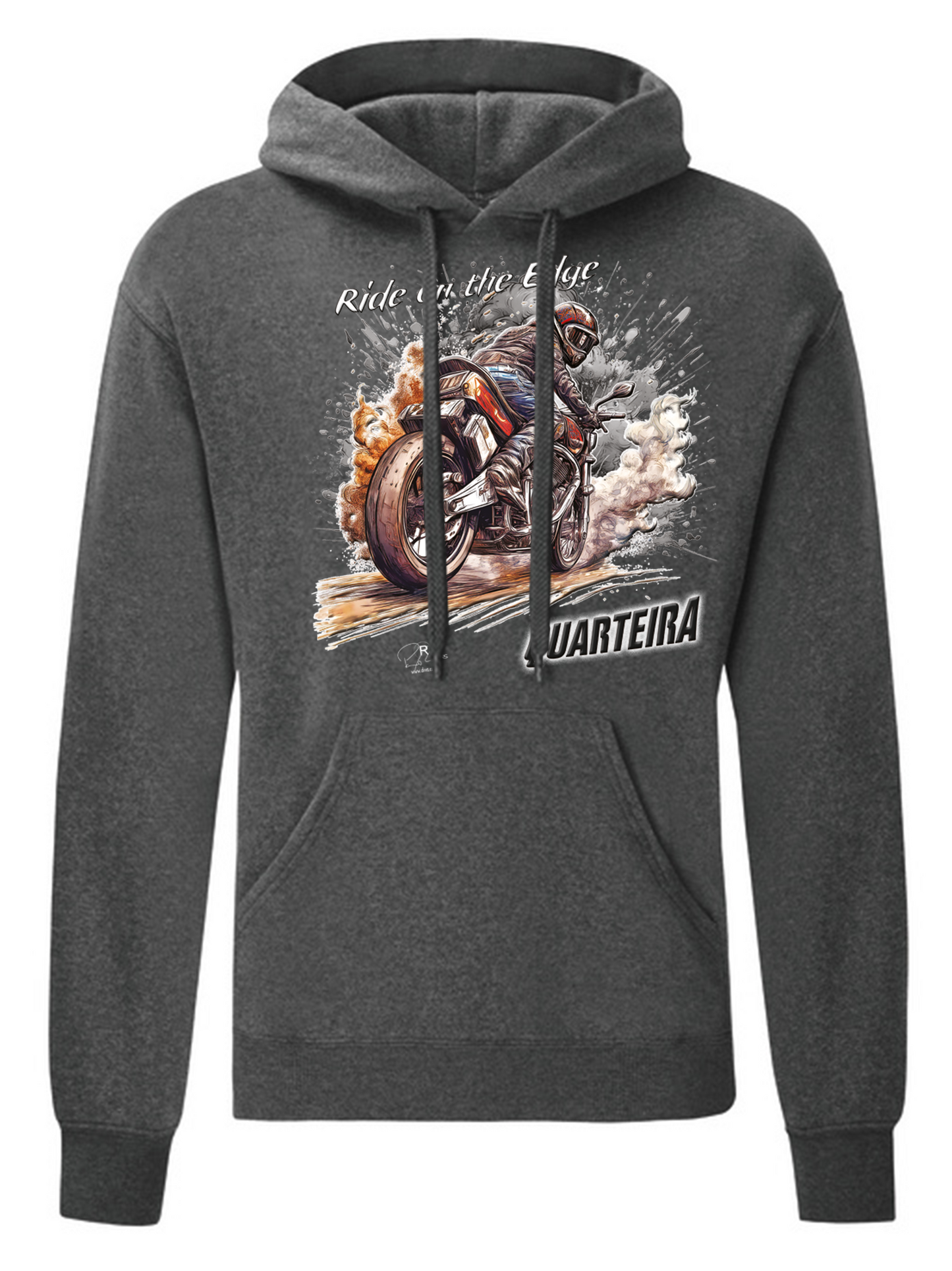 Sweatshirt Surfboards Ride on the Edge Quarteira