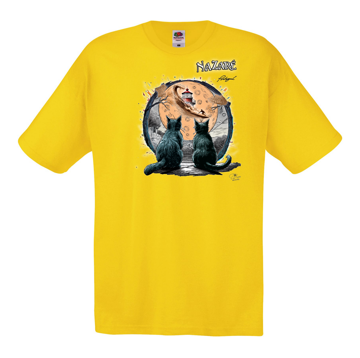 T-shirt Fruit of the Loom, Original 145g, Luar Nazaré