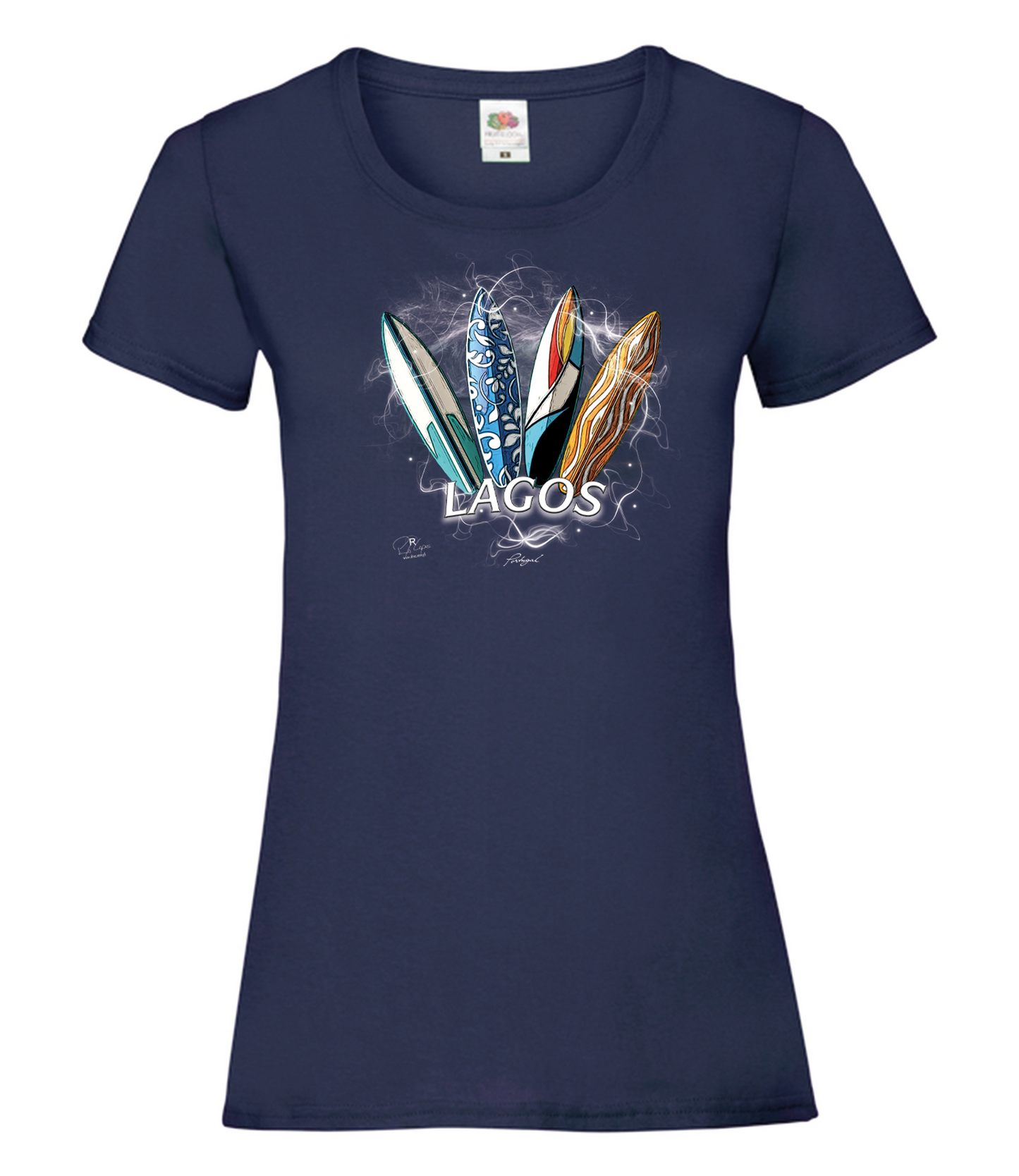 T-shirt Senhora Surfboards Lagos