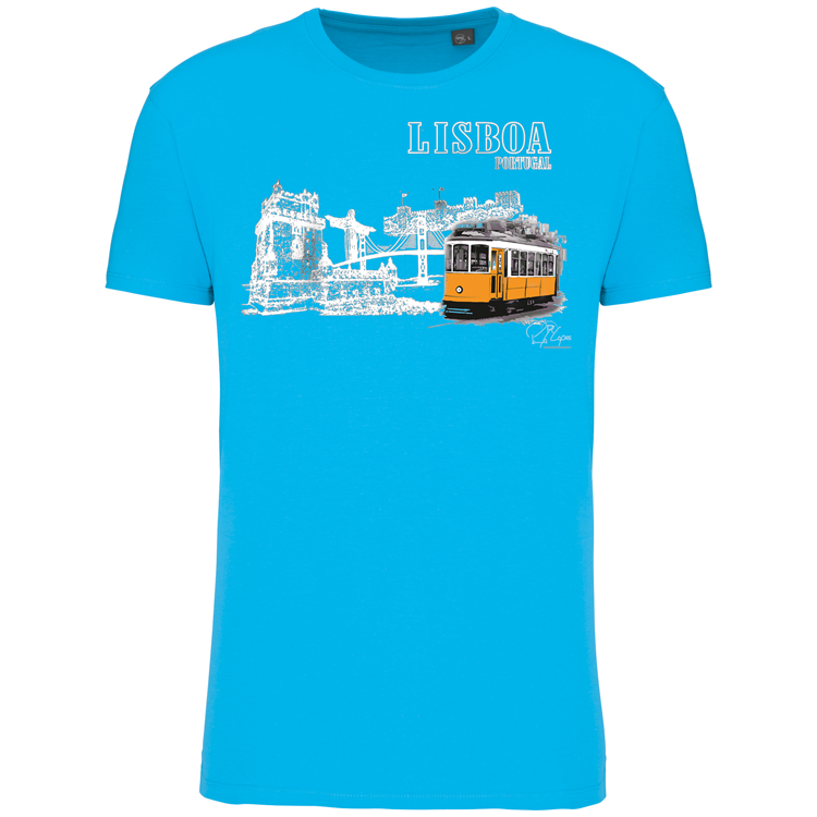 T-Shirt Algodão Biológico Monumentos Lisboa