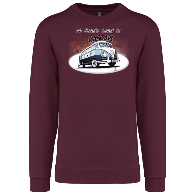 Sweatshirt Kariban sem Capuz All Roads Lead to Cascais