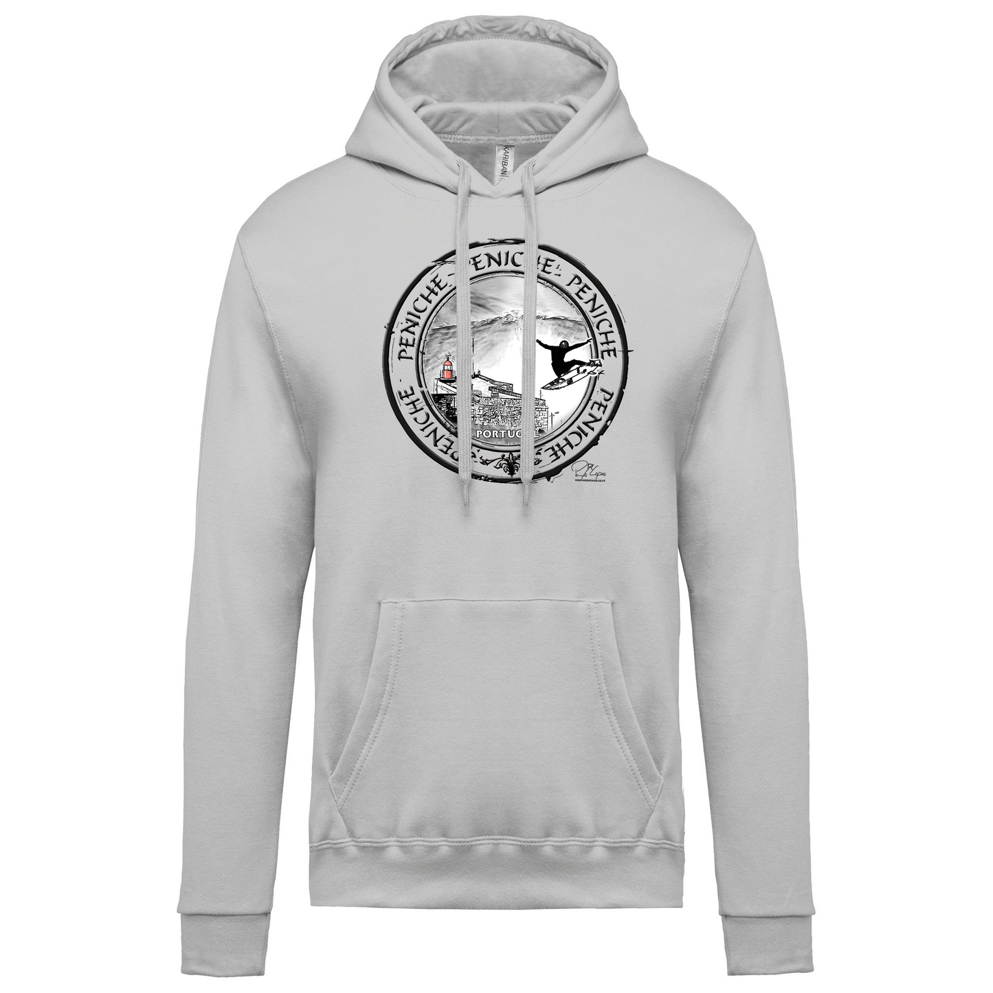Sweatshirt Kariban com Capuz Selo Peniche
