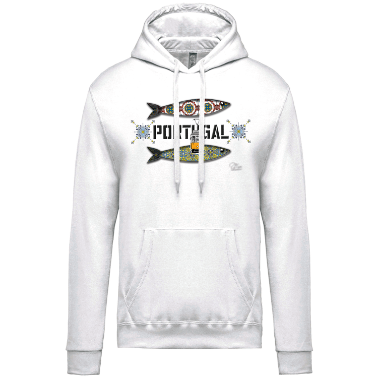 Sweatshirt Kariban com Capuz Duas Sardinhas Coimbra