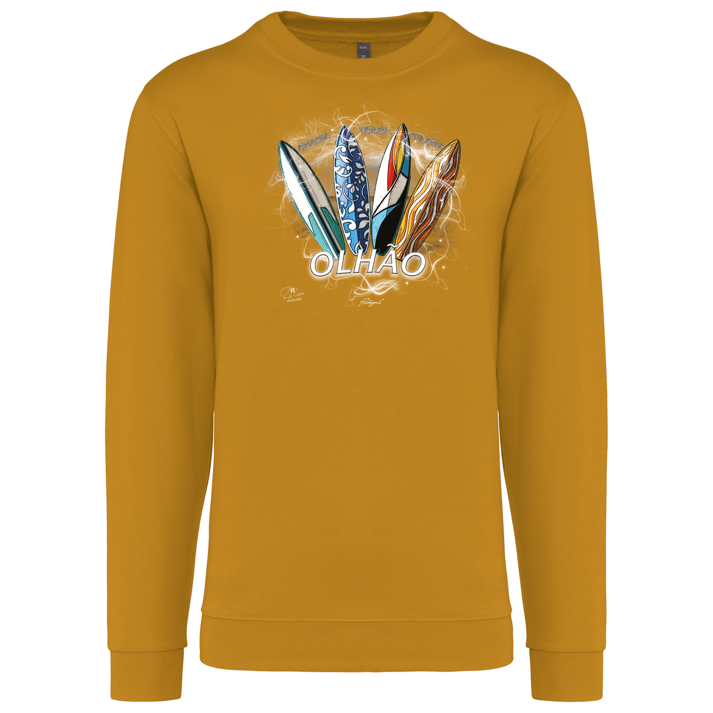 Sweatshirt Kariban sem Capuz Surfboards Olhão