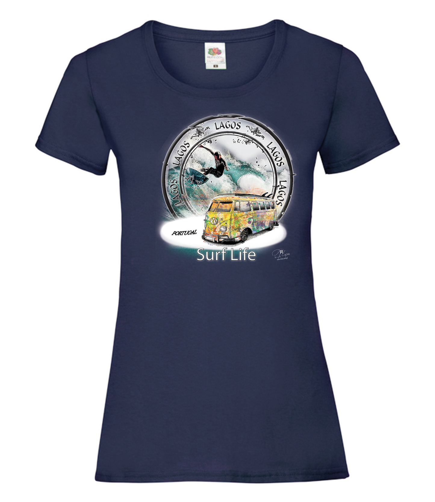 T-shirt Senhora Surf Life Lagos