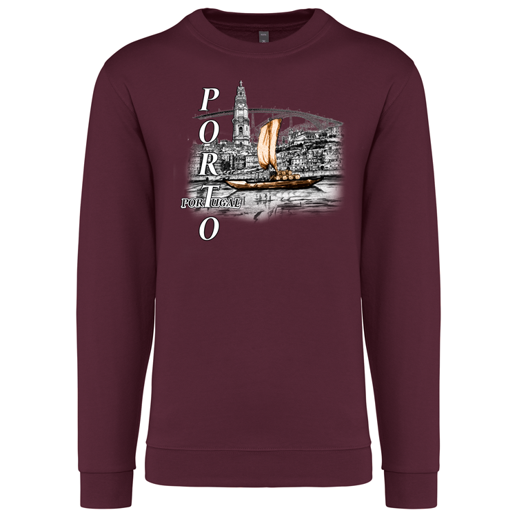 Sweatshirt Kariban sem Capuz Ribeira