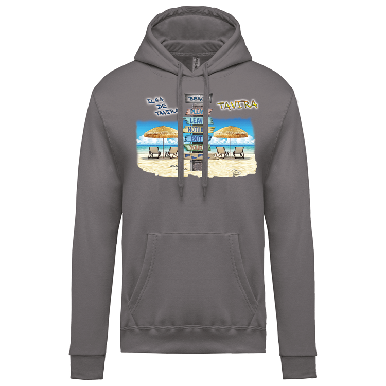 Sweatshirt Kariban com Capuz Pegadas Tavira