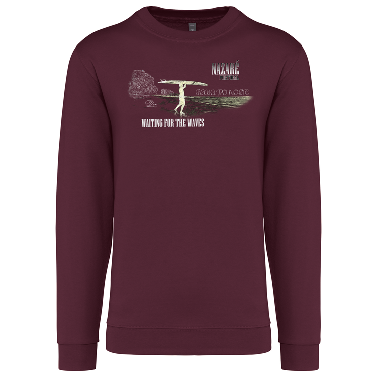 Sweatshirt Kariban sem Capuz Praia do Norte