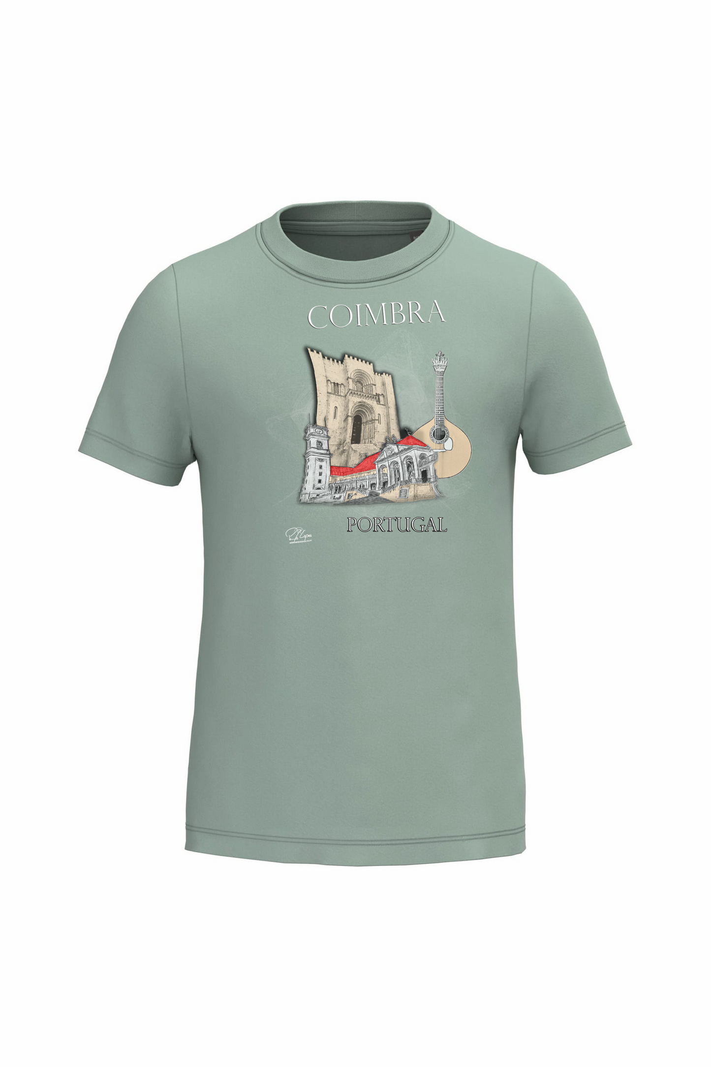 T-shirt de Criança Kariban Sé de Coimbra