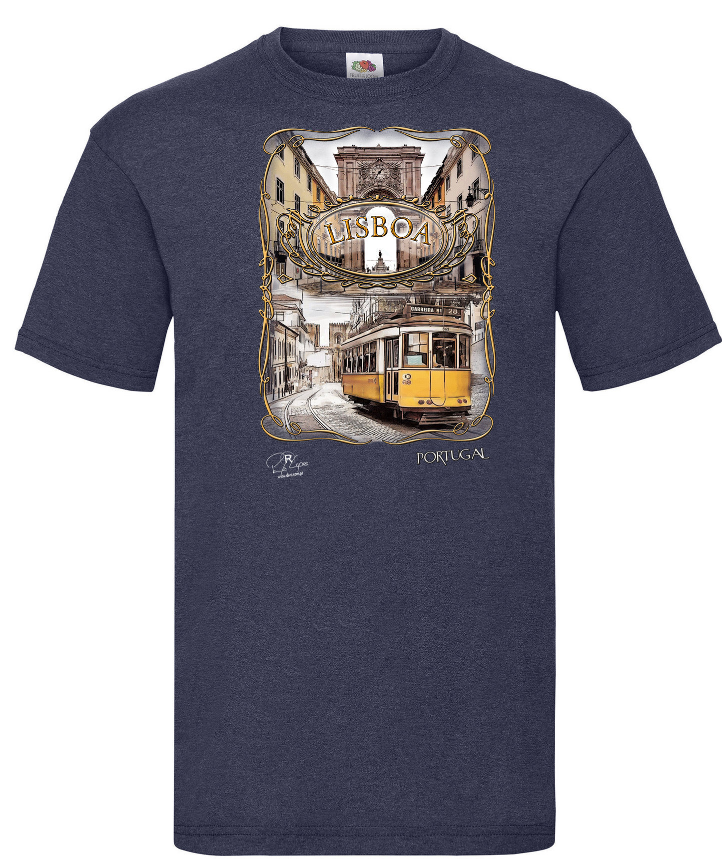 T-shirt Gold