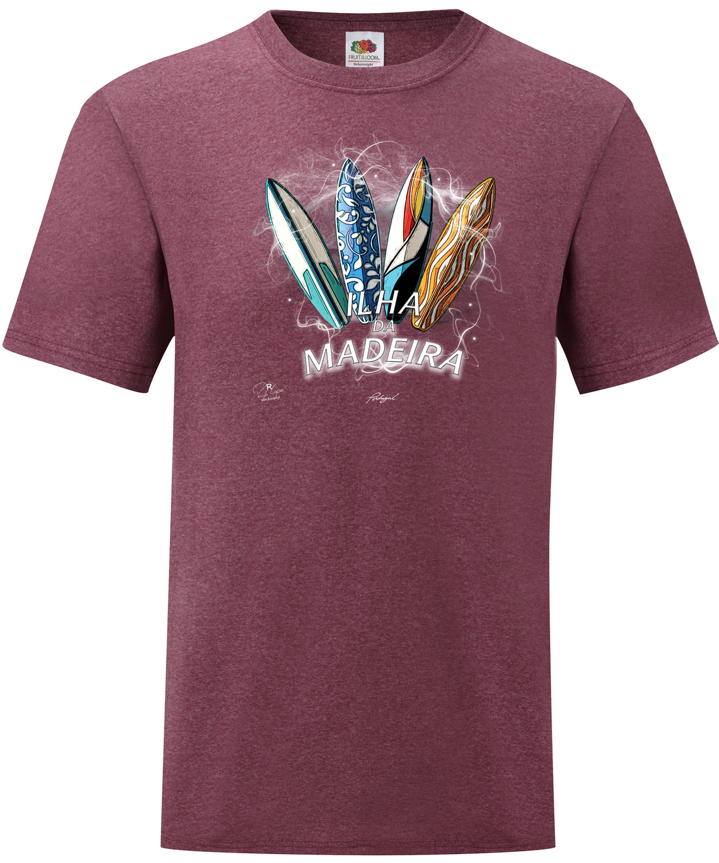 T-shirt Surfboards Ilha da Madeira