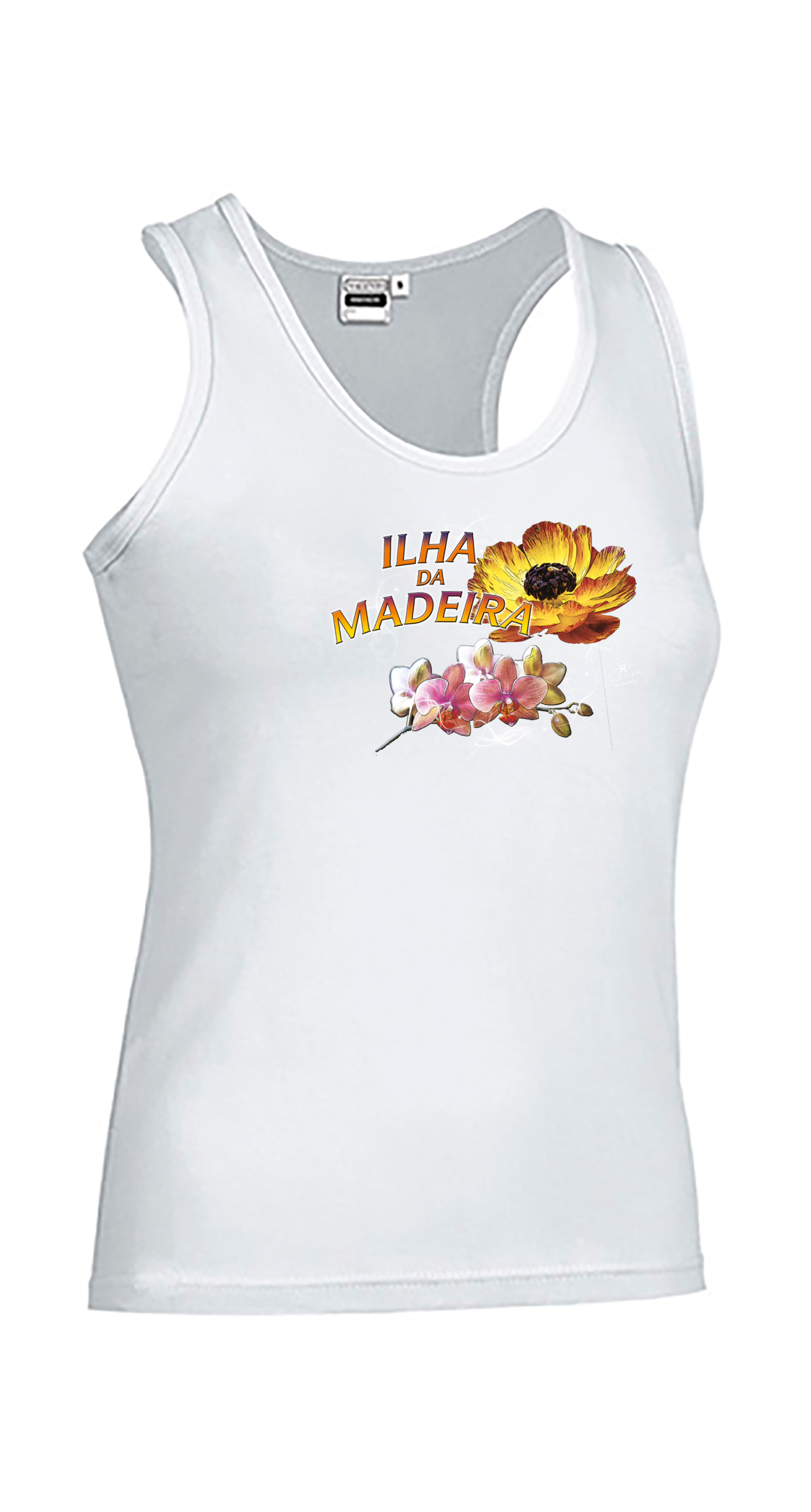 T-shirt Alças Senhora Madeira Flowers
