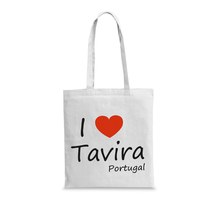 Saco Algodão 140g I Love Tavira