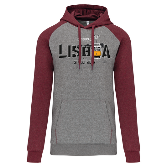 Sweatshirt Bicolor com capuz Original Lisboa