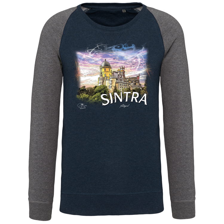Sweatshirt Bicolor sem capuz Palácio