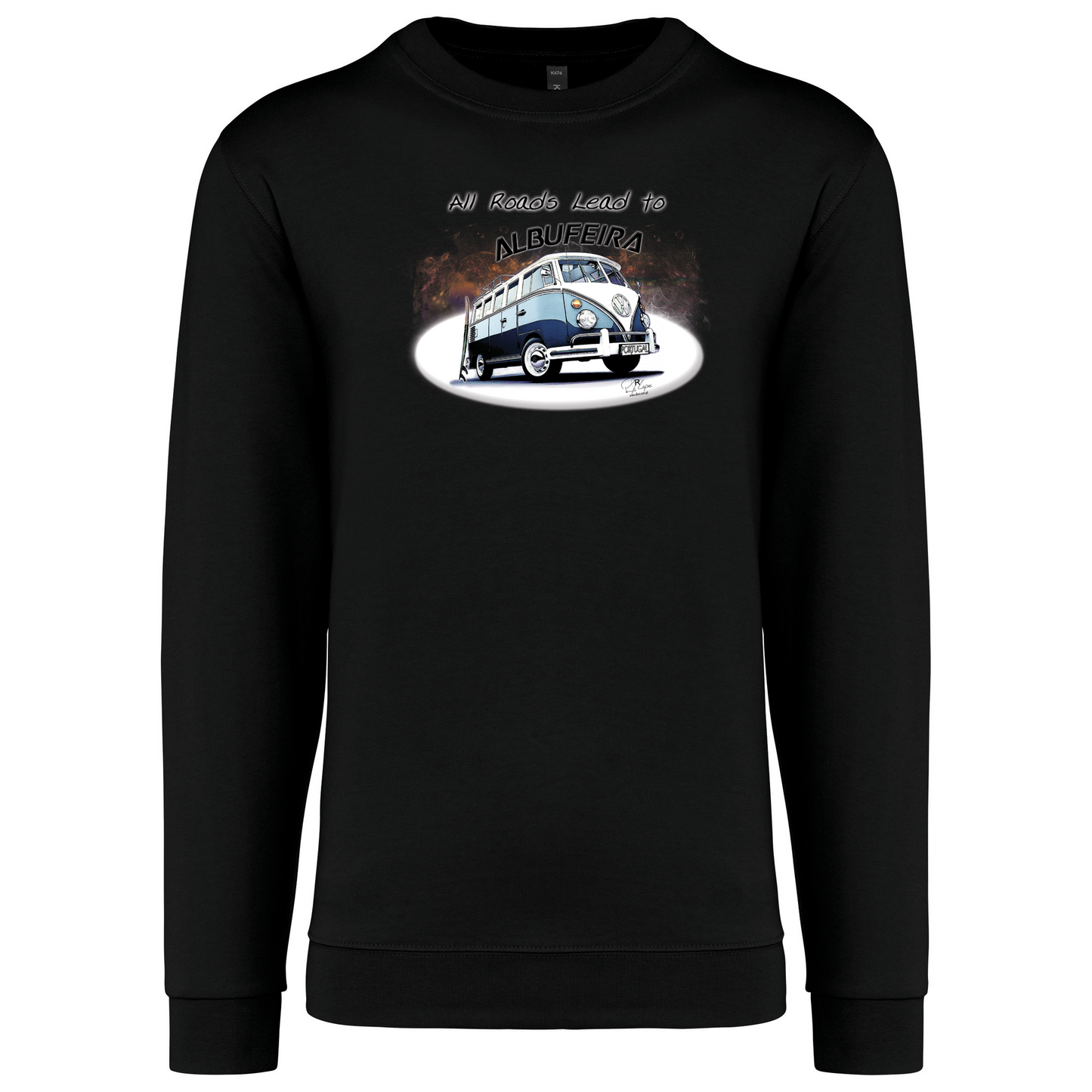 Sweatshirt Kariban sem Capuz All Roads Lead to Albufeira