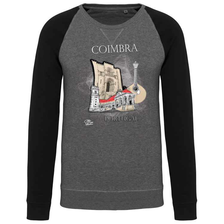 Sweatshirt Bicolor sem capuz Sé de Coimbra